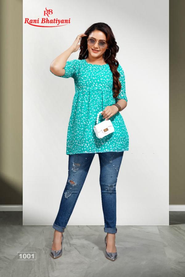 Rani bhatyani Sunaina 1 Georgette Tops Collection